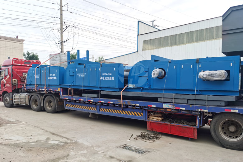 江苏盐城家电破碎分选成套设备出货